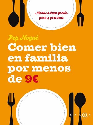 cover image of Comer bien en familia por 9 euros al día